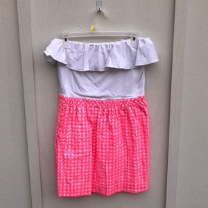 Lilly Pulitzer Strapless Gingham Dress